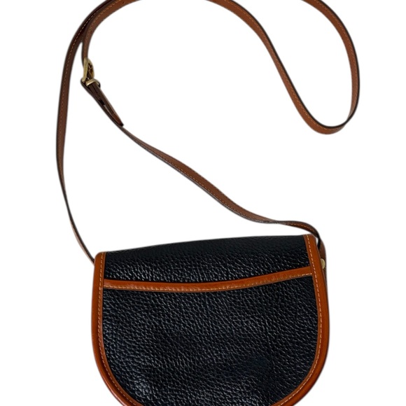 Dooney & Bourke Black and Brown Crossbody Bag - Picture 2 of 3